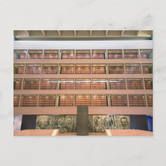 リンドン・B・ジョンソン図書館・博物館のグレートホール ポストカード (正面)