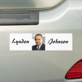 リンドン・B・ジョンソン第36代大統領 バンパーステッカー (車上)