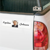 リンドン・B・ジョンソン第36代大統領 バンパーステッカー (トラック上)