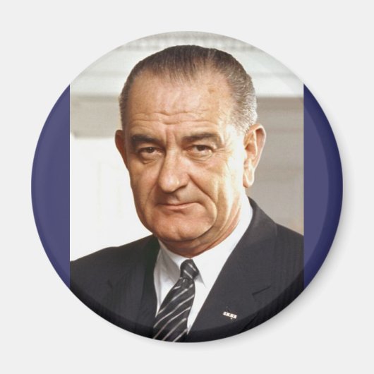 リンドン・B・ジョンソン第36代大統領 マグネット (正面)