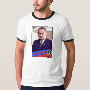 リンドン・B・ジョンソン ベースボールカード Tシャツ