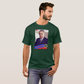 リンドン・B・ジョンソン ベースボールカード Tシャツ (正面フル)