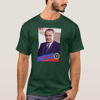 リンドン・B・ジョンソン ベースボールカード Tシャツ