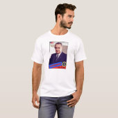 リンドン・B・ジョンソン ベースボールカード Tシャツ (正面フル)