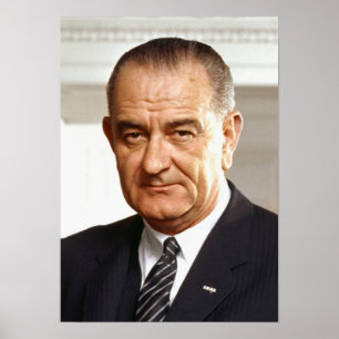 リンドンB.ジョンソン第36代大統領 ポスター