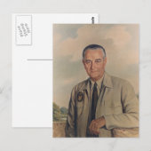 リンドンB.ジョンソン – エリザベス・ショマトフ(1969) ポストカード (正面/裏面)