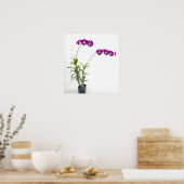 リンナパデンドロビウム蘭 ポスター (キッチン)