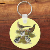リンネックキジ科 キーホルダー (正面)