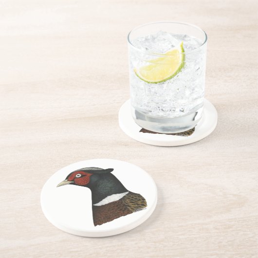 リンネックキジ頭 コースター (側面)