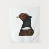 リンネックキジ頭 タペストリー (正面)