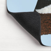 リンネックキジ頭 マウスパッド (コーナー)