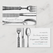 リンネル紙を置くGC |の絶妙なテーブル 名刺 (正面/裏面)