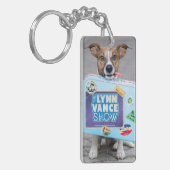 リンバンスショーの倍は犬味方しました キーホルダー (正面左)