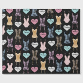 リンパーソナライズされたグ数々のリー大事な行事 ラッピングペーパー (フラット)