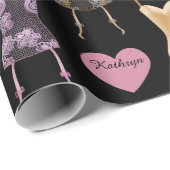 リンパーソナライズされたグ数々のリー大事な行事 ラッピングペーパー (ロールコーナー)