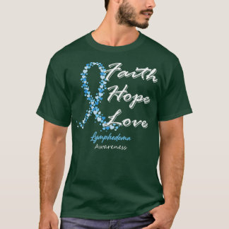 リンパ浮腫認識度信仰この家族への愛を願う Tシャツ