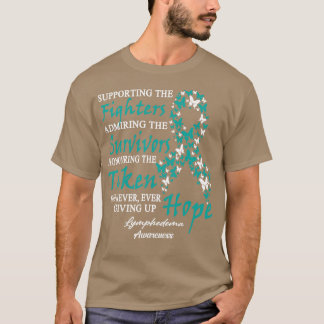 リンパ浮腫認識度戦闘員の臀部を支える Tシャツ