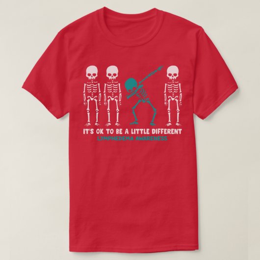 リンパ浮腫認識度Ok少し気分転換 Tシャツ (デザイン正面)