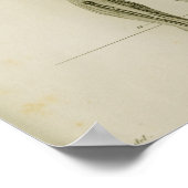 リンパ系ヴィンテージ解剖学プリント ポスター (角)