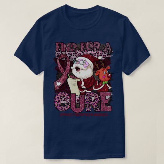 リンパ系奇形認識度ヒョウ Tシャツ (デザイン正面)