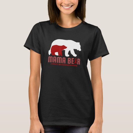 リンパ系奇形認識度リンパ管腫レラ Tシャツ (正面)