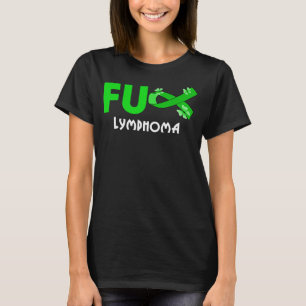 リンパ腫おもしろい癌のfuリンパ腫がん tシャツ