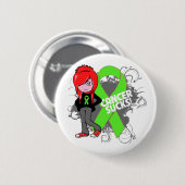 リンパ腫がん最低 缶バッジ (正面&裏面)