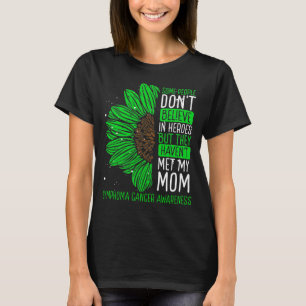 リンパ腫がん認識度リボンMOM Warrior Tシャツ