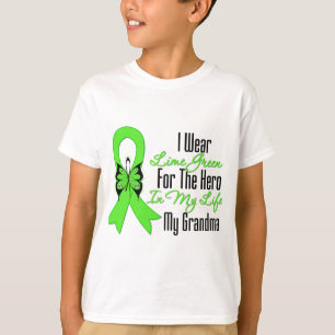 リンパ腫の蟹座のリボン私の英雄私の祖母 Tシャツ