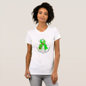 リンパ腫の認識度の非Hodgkins花のリボン1 Tシャツ (正面フル)