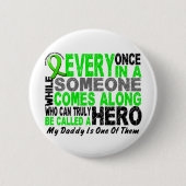 リンパ腫の非Hodgkins英雄によっては1人のお父さんが現れります 缶バッジ (正面)