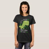 リンパ腫を絶滅した恐竜にしよう Tシャツ (正面フル)