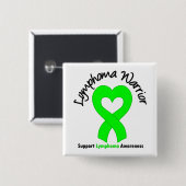 リンパ腫戦士ハート 缶バッジ (正面&裏面)