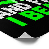 リンパ腫生存者家族友達信仰 ポスター (角)