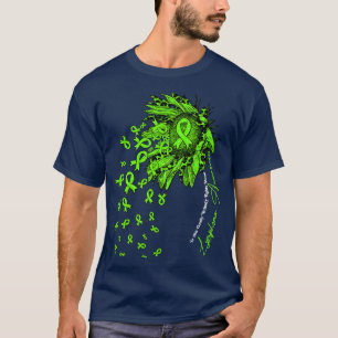 リンパ腫認識度ヒマワリ単独で戦わない Tシャツ