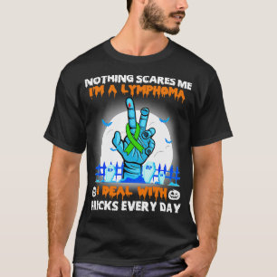 リンパ腫認識度何も私ハッピーハロー Tシャツ