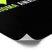 リンパ腫認識度心拍 ポスター (角)