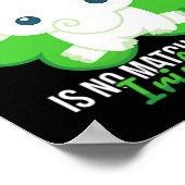 リンパ腫 血液がん啓発 St Patricks Day レ ポスター (角)