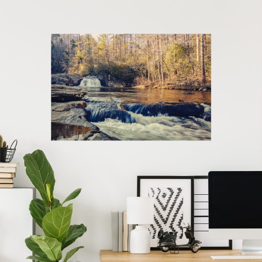 リンビル滝 ポスター (ホームオフィス)