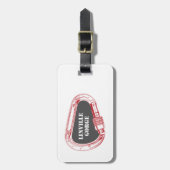 リンビル・ゴージ クライミング カラビナ ラゲッジタグ (正面縦)