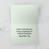 リンピキン家族 - お母さんと子供たち - 母の日 カード (内部)