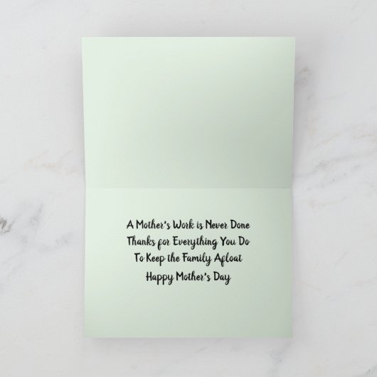 リンピキン家族 - お母さんと子供たち - 母の日 カード (内部)