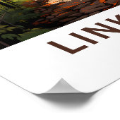 リンピングスウェーデン旅行プリント ポスター (角)