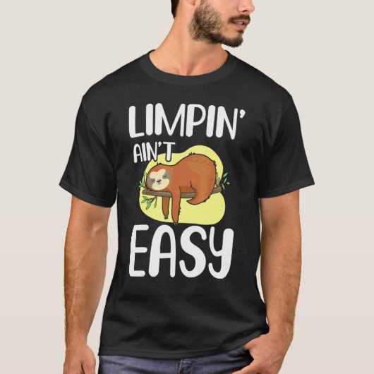 リンピン+は簡単じゃない 折れた足 1 Tシャツ (正面)