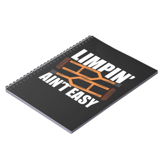 "リンピンAin't簡単良いギフト傷害手術" ノートブック (左側)