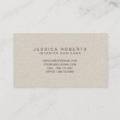 リンフェイクンエレガントストライププロフェッショナル 名刺 (裏面)