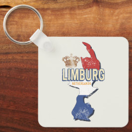 リンブルグオランダマップオランダヴィンテージ土産 キーホルダー