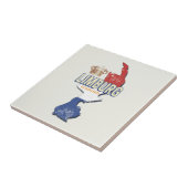 リンブルグオランダマップオランダヴィンテージ土産 タイル (側面)