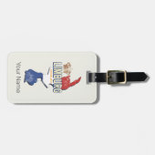 リンブルグオランダマップオランダヴィンテージ土産 ラゲッジタグ (正面横)