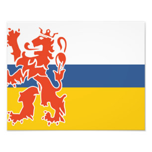 リンブルグオランダ国旗 フォトプリント           